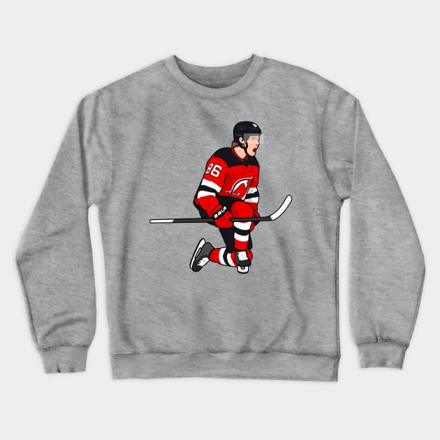 Hughes and the goal Crewneck Sweatshirt by Rsclstar